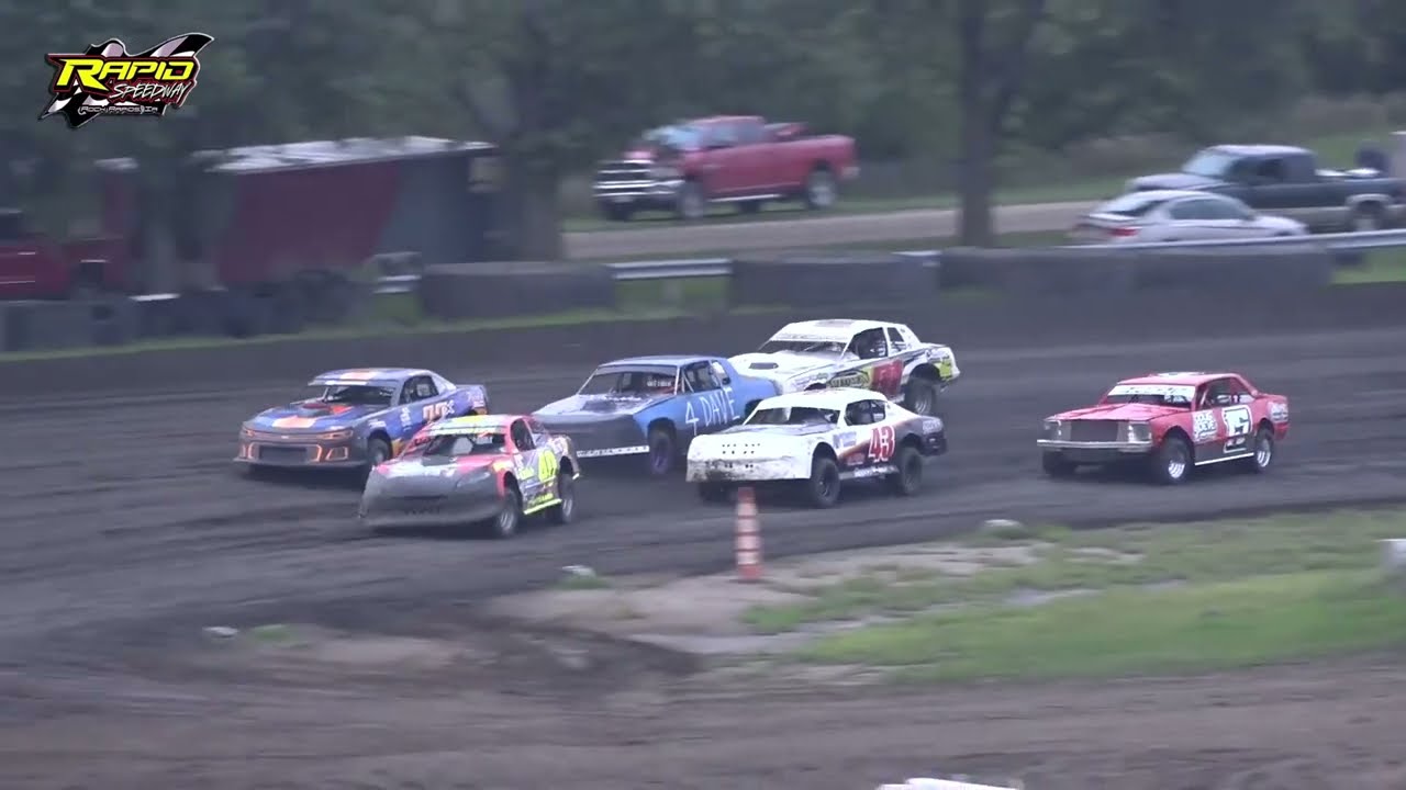 Sportsman, Hobby Stock, & Stock Car Heats | Rapid Speedway | 8-6-2021