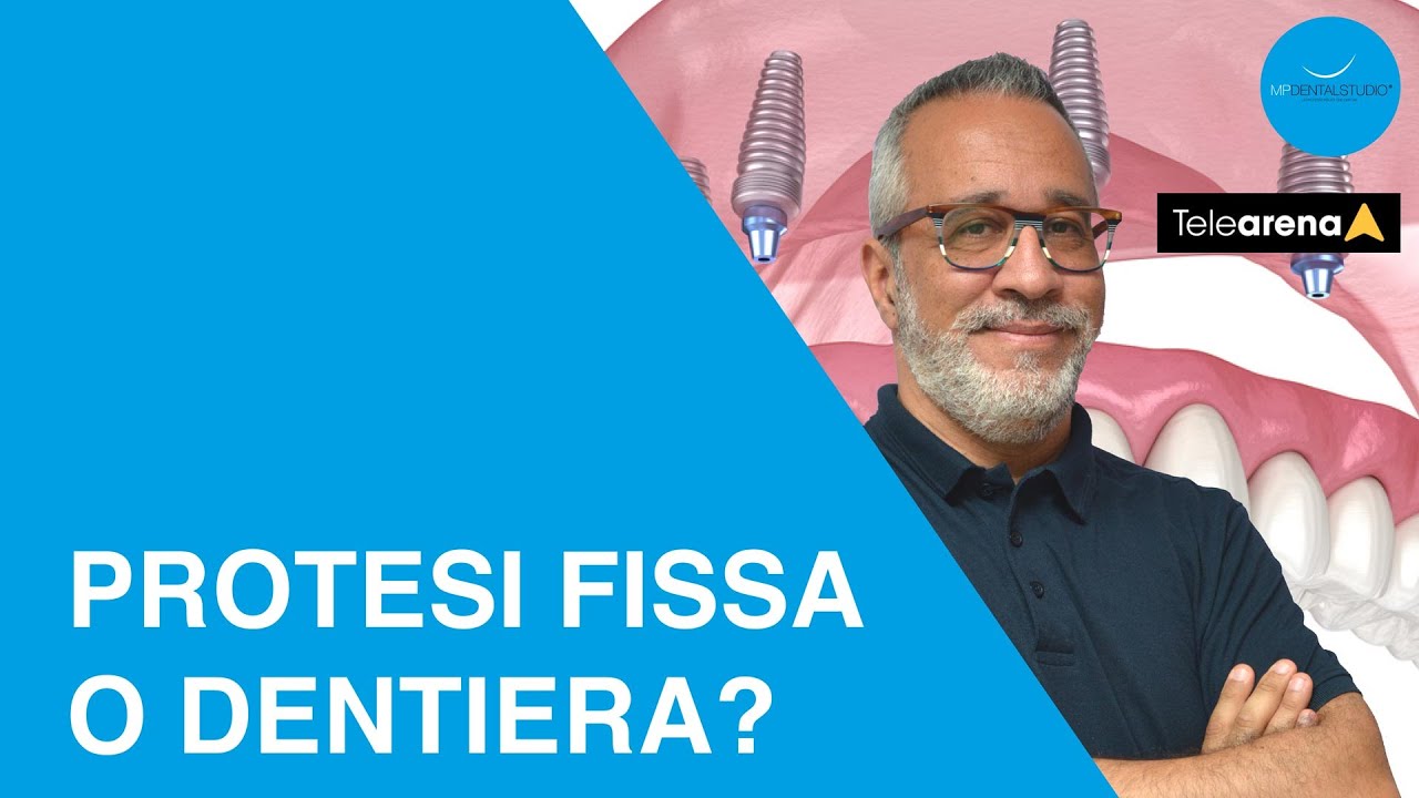 Protesi fissa su impianti o dentiera? - Prof. Makarati a Dica33 - Telearena
