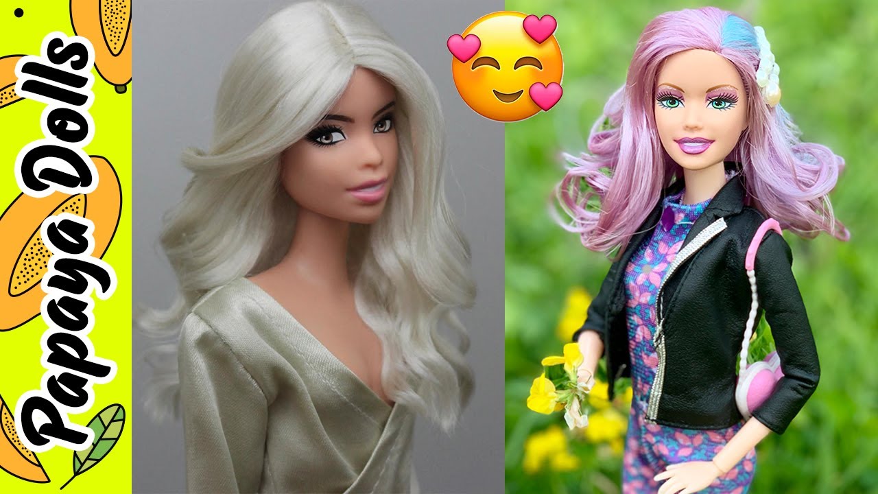 Barbie Doll Hair 👸 How To Make Barbie Hairstyles 💇 DIY Doll Hairstyles