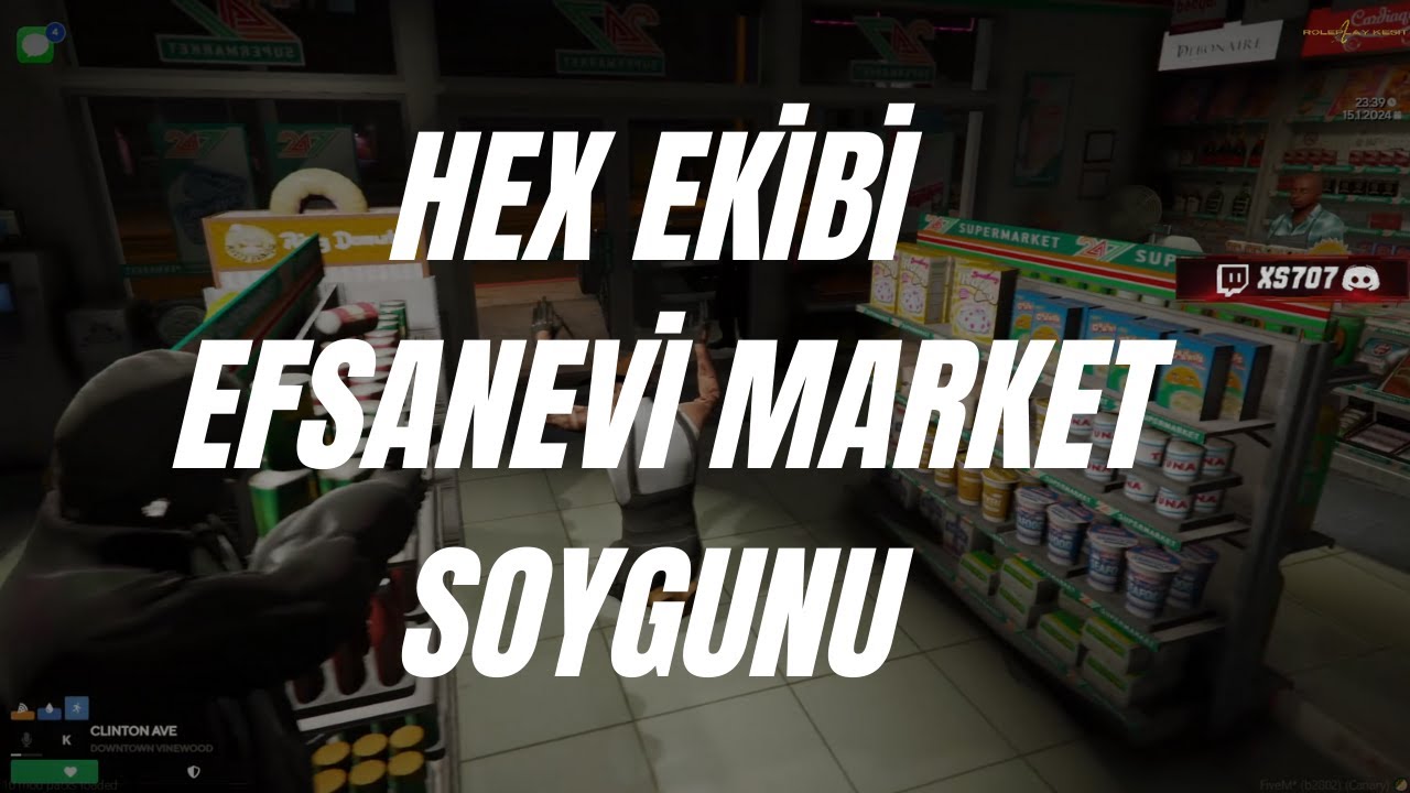 HEX EKİBİ EFSANEVİ MARKET SOYGUNU | VENNYV