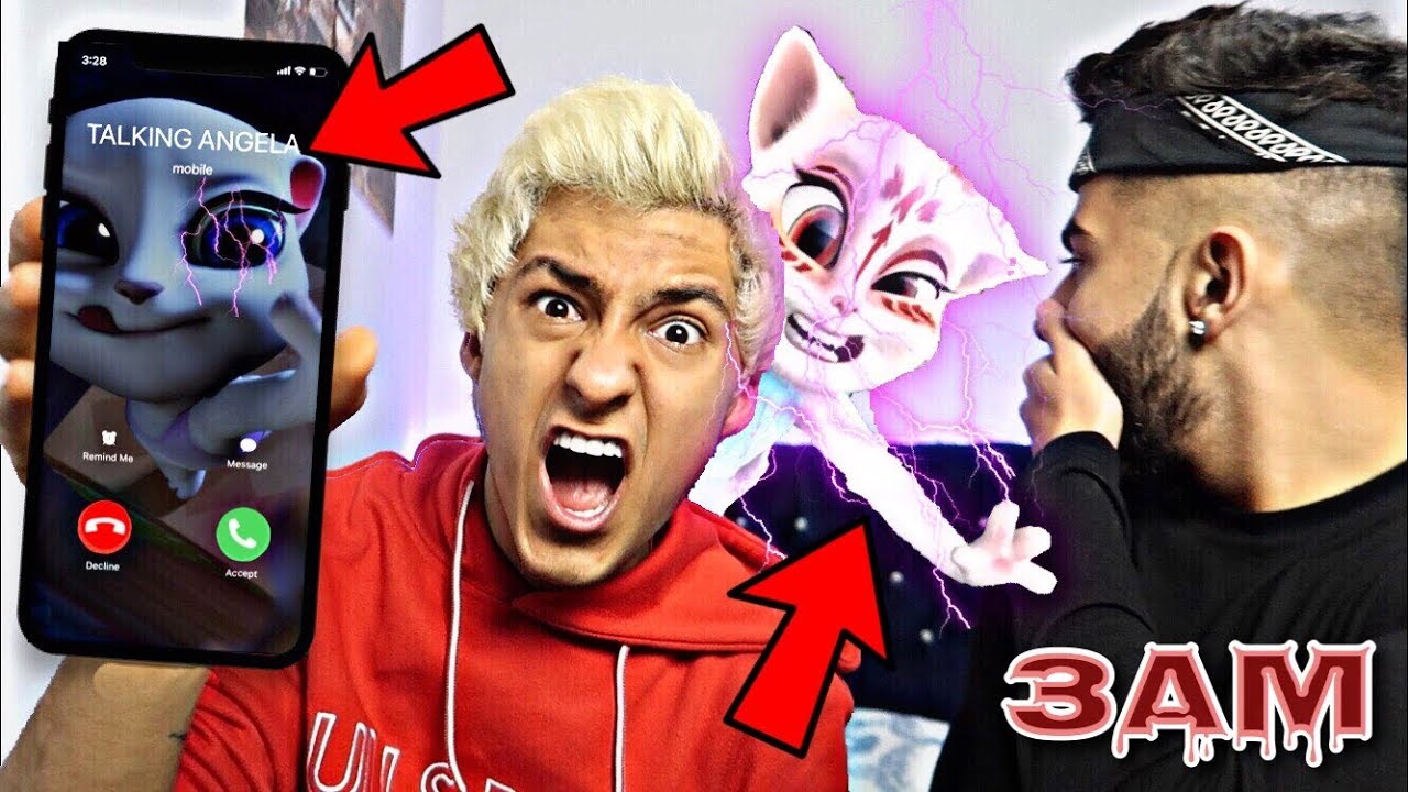 DO NOT PLAY TALKING ANGELA APP AT 3AM!! *OMG TALKING ANGELA CAME TO MT HOUSE*