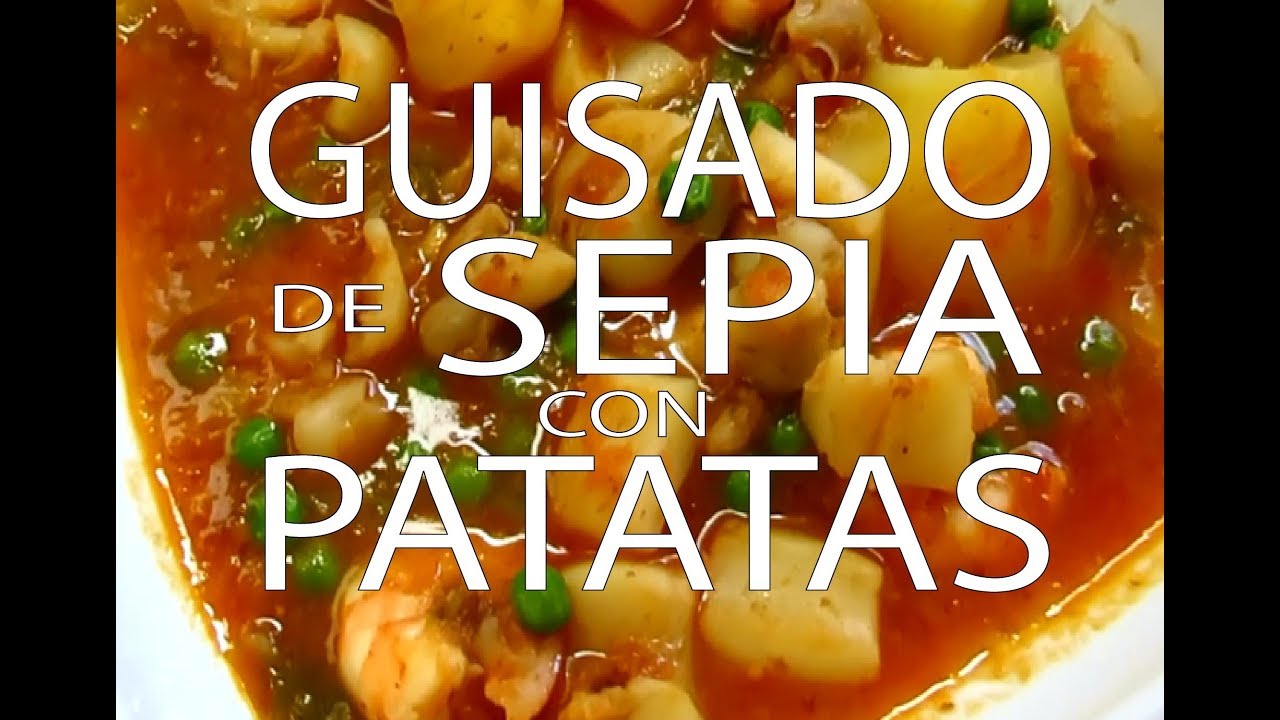 Guisado de Sepia con Patatas Fácil y Rápido