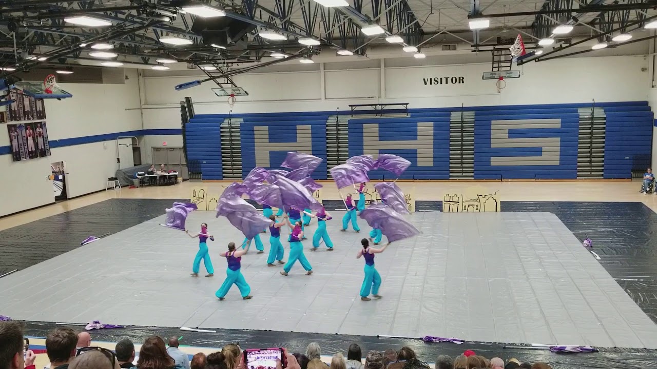 2018 winter guard Aladdin