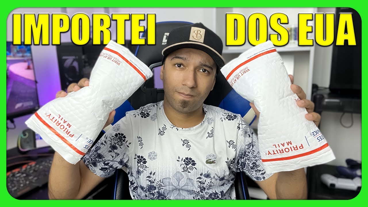 IMPORTEI 2 CONTROLES ORIGINAIS DE PS3 DOS EUA MAS....