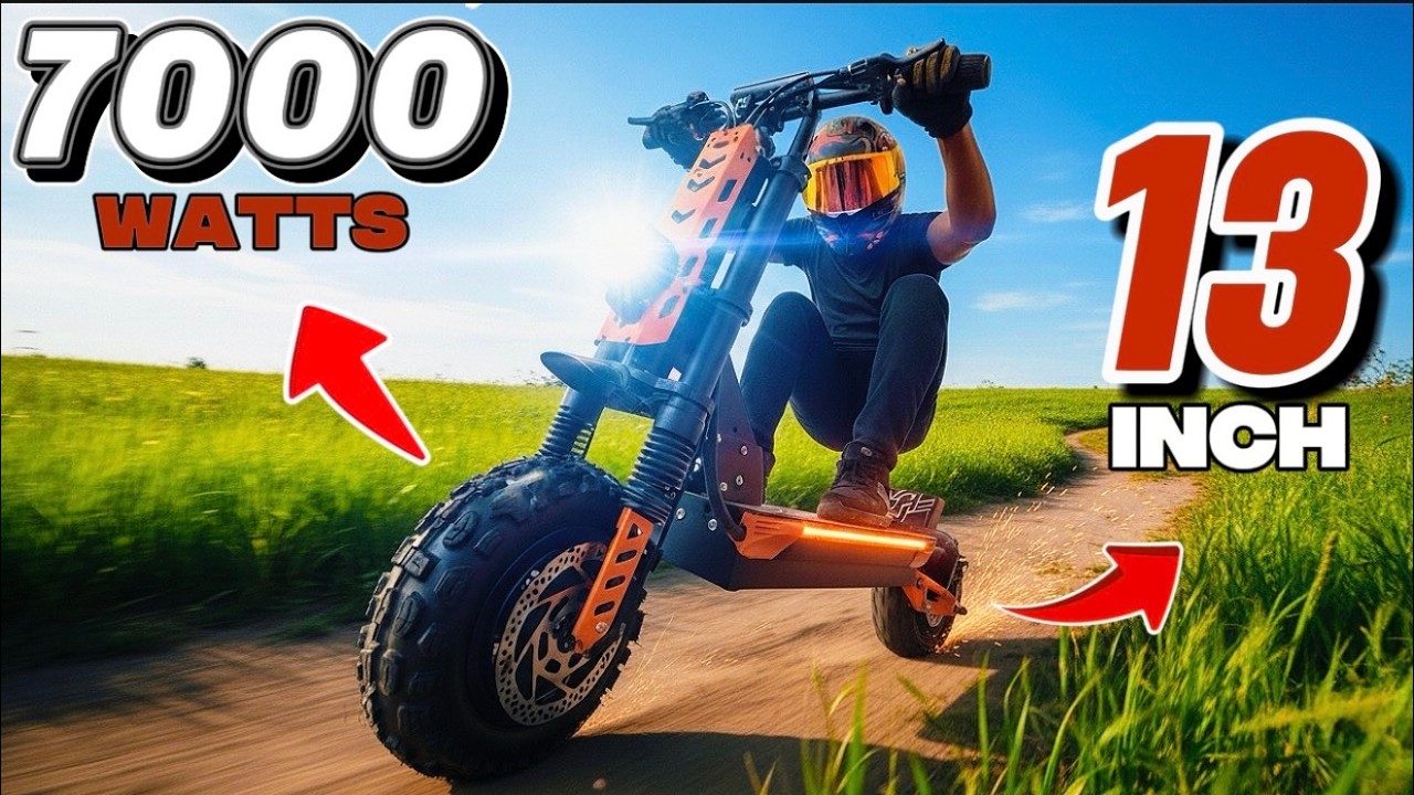 Unboxing & Test Ride of the 11-inch, 6000W Monster Scooter ( Zsnake Z37 )