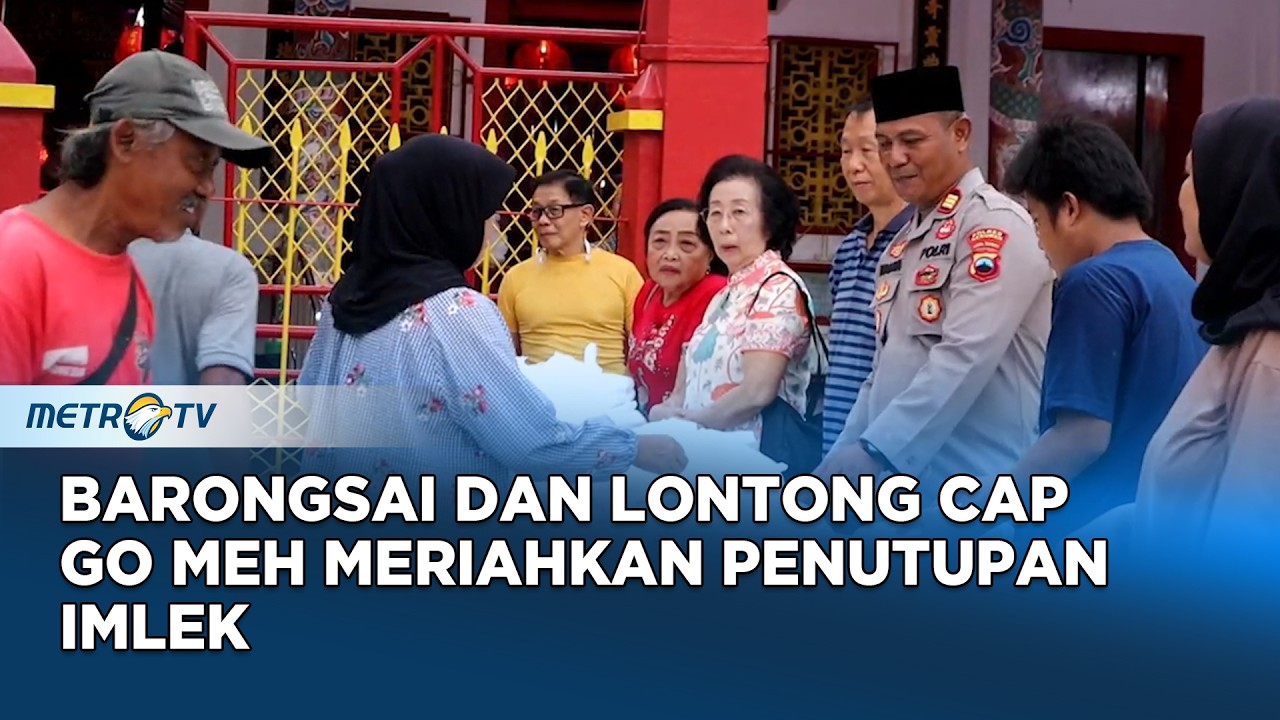 Perayaan Imlek di Kebumen Berbagi Lontong Cap Go Meh dan Barongsai