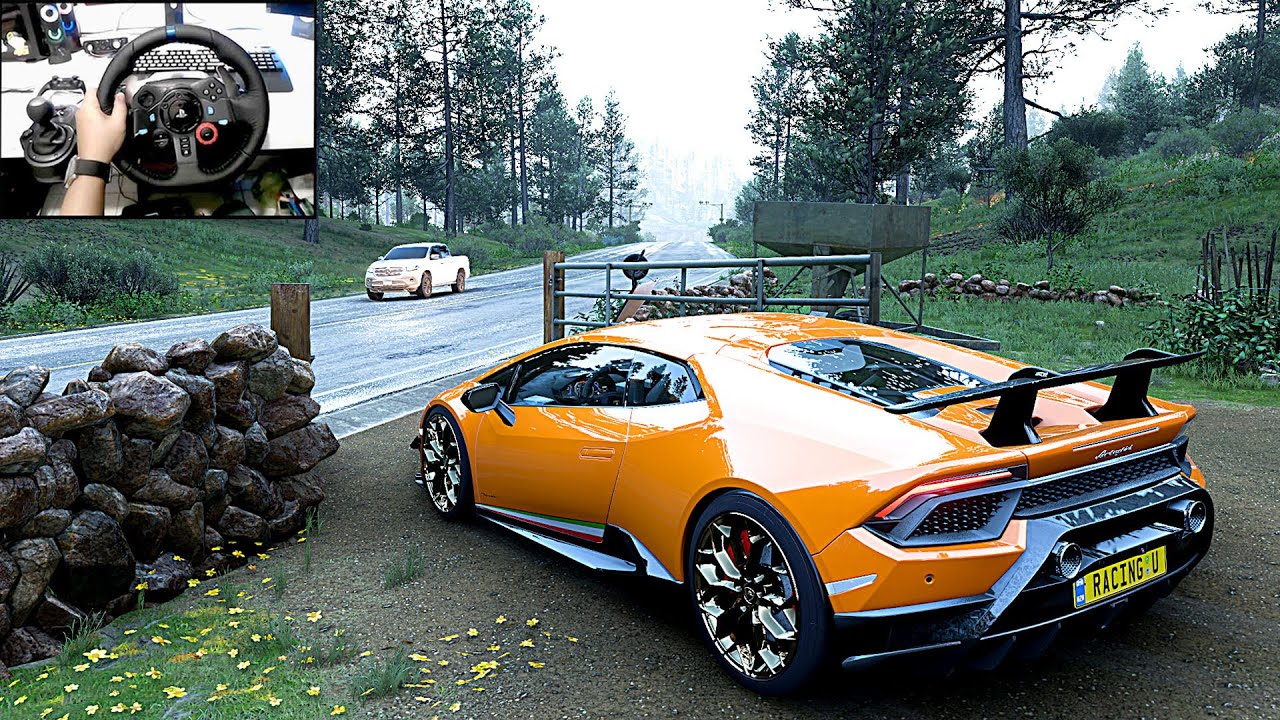 Lamborghini Huracan Performante - Forza Horizon 5 | Logitech G29 Steering Wheel