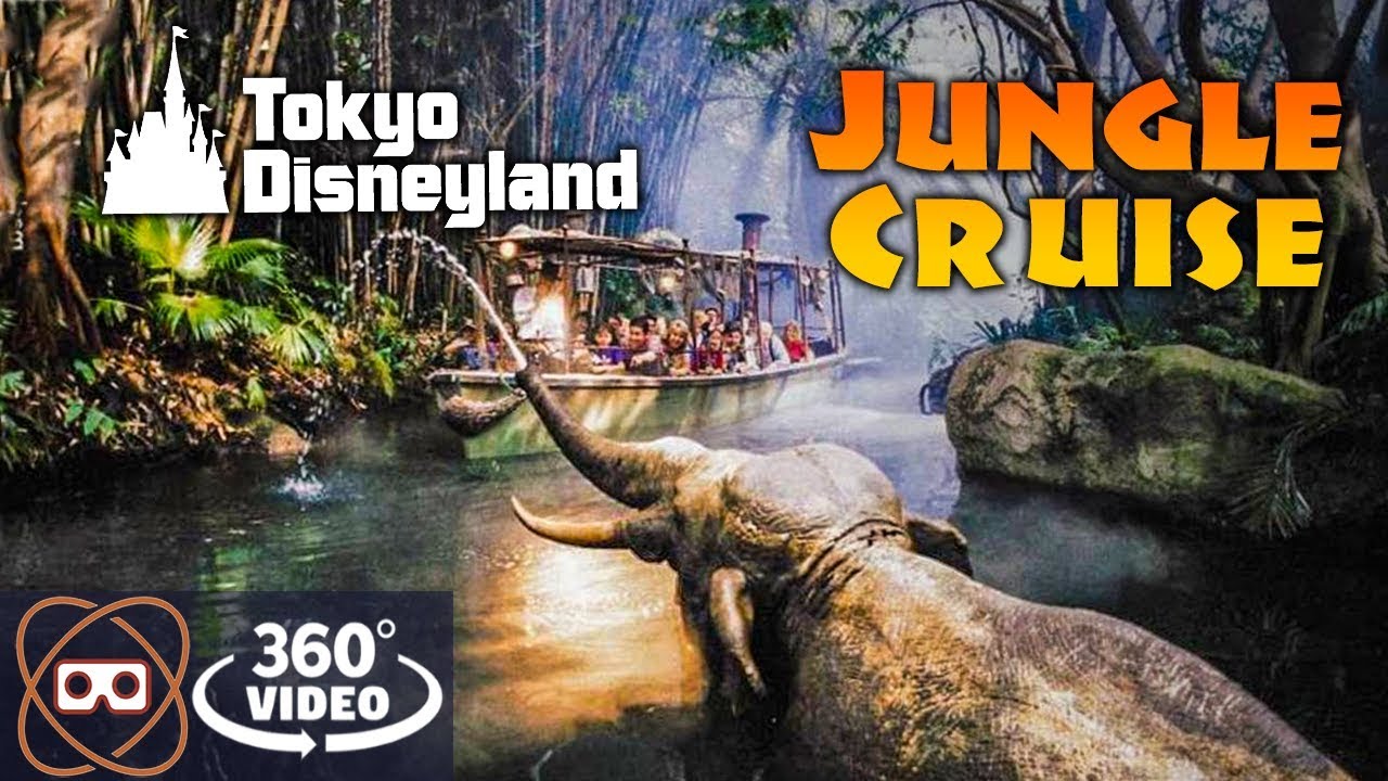 [5K 360] Jungle Cruise Japan - Best Version Jungle Cruise? - Full 360 POV