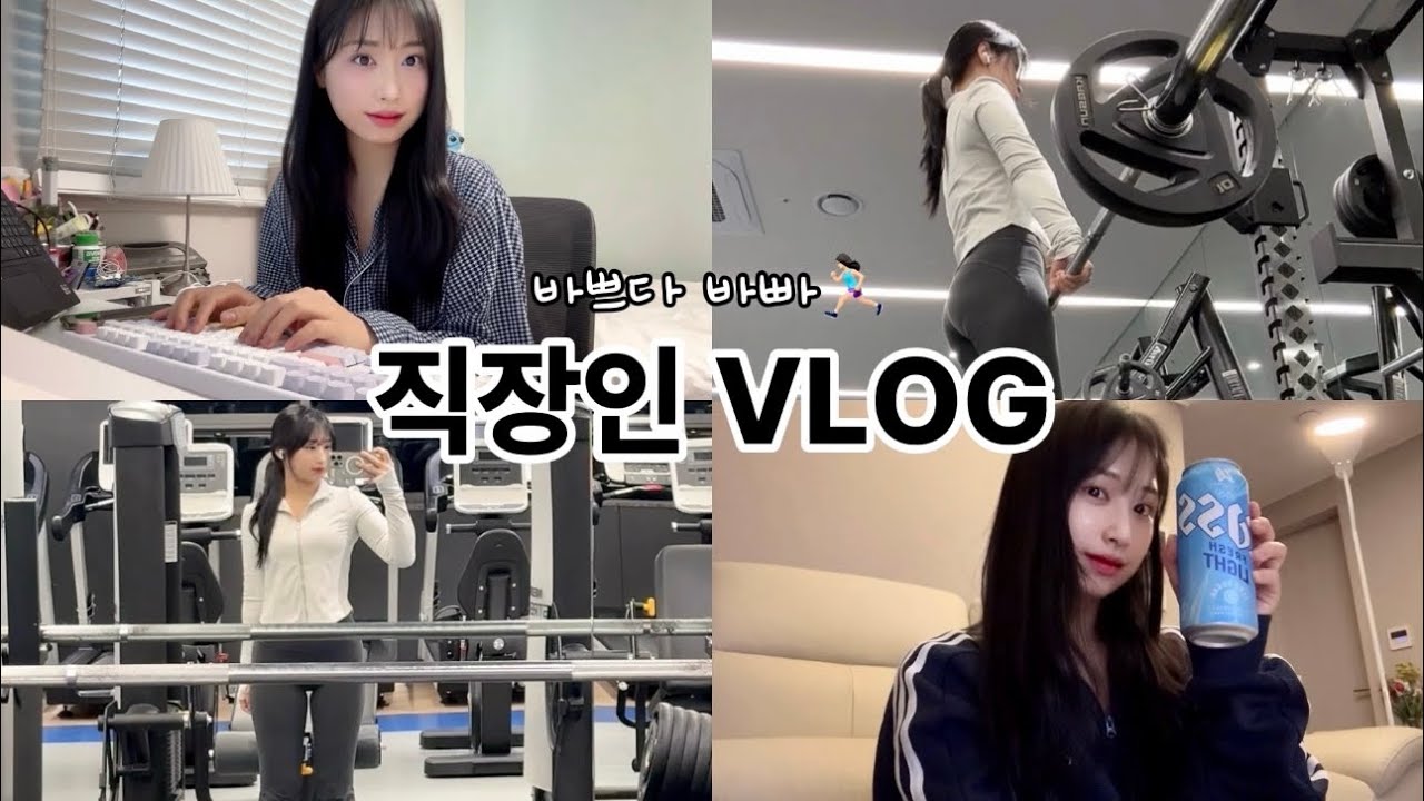 직장인 브이로그 | 재택, 외근, 퇴근 후 헬스, 야근, 혼술을 하루에?