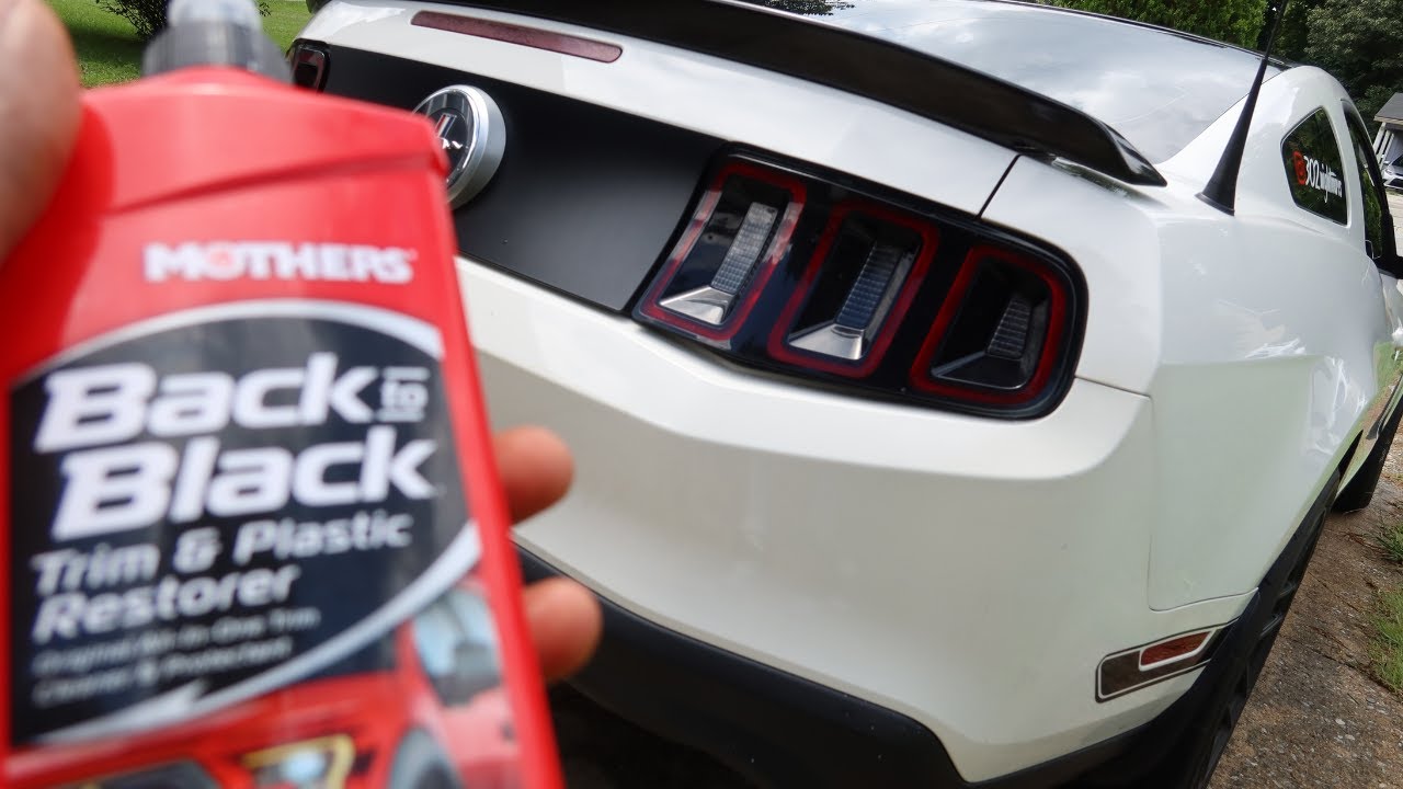 How to restore mustang rear diffuser in 5 minutes