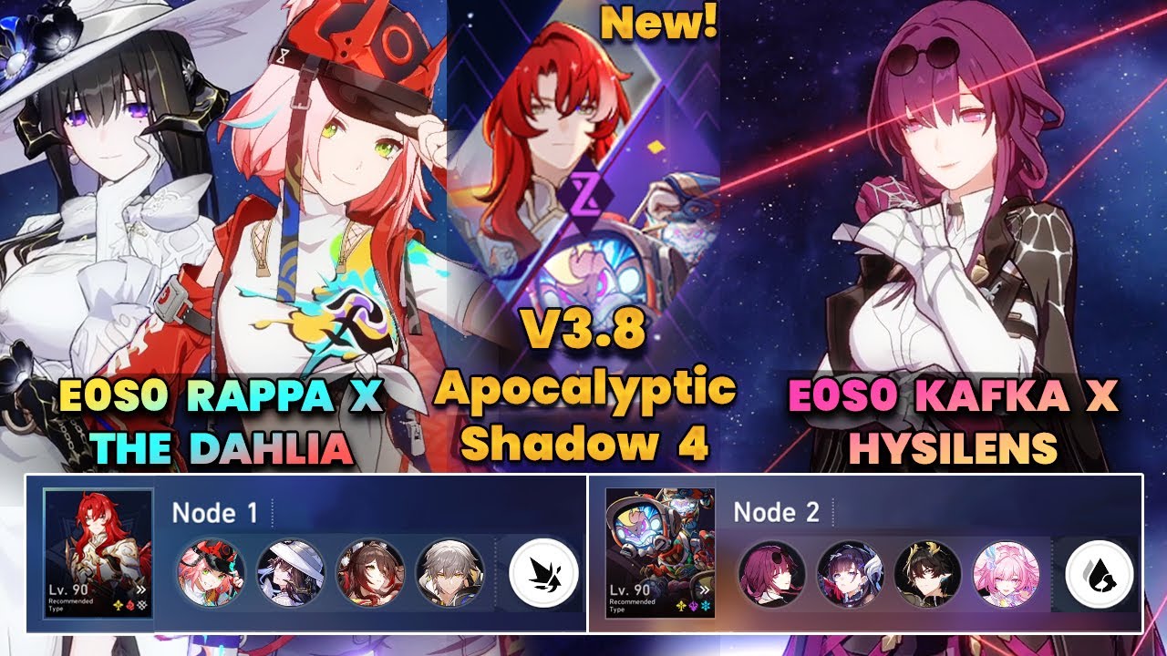 E0S0 Rappa x The Dahlia & E0S0 Kafka x Hysilens | НОВИНКА Apocalyptic Shadow | 3 звезды | HSR | V...