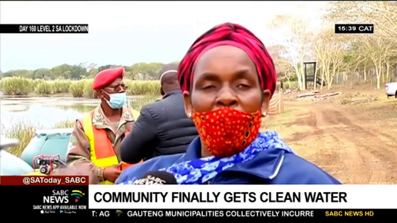 Jozini community finally gets clean drinking water