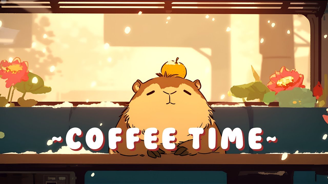 Capybara Lofi Radio - Relaxing Beats to Study/Sleep/Chill ~ Zen Moments ~ 🦫 🌿 ☕