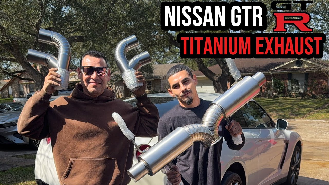 New Titanium Exhaust for Nissan GTR