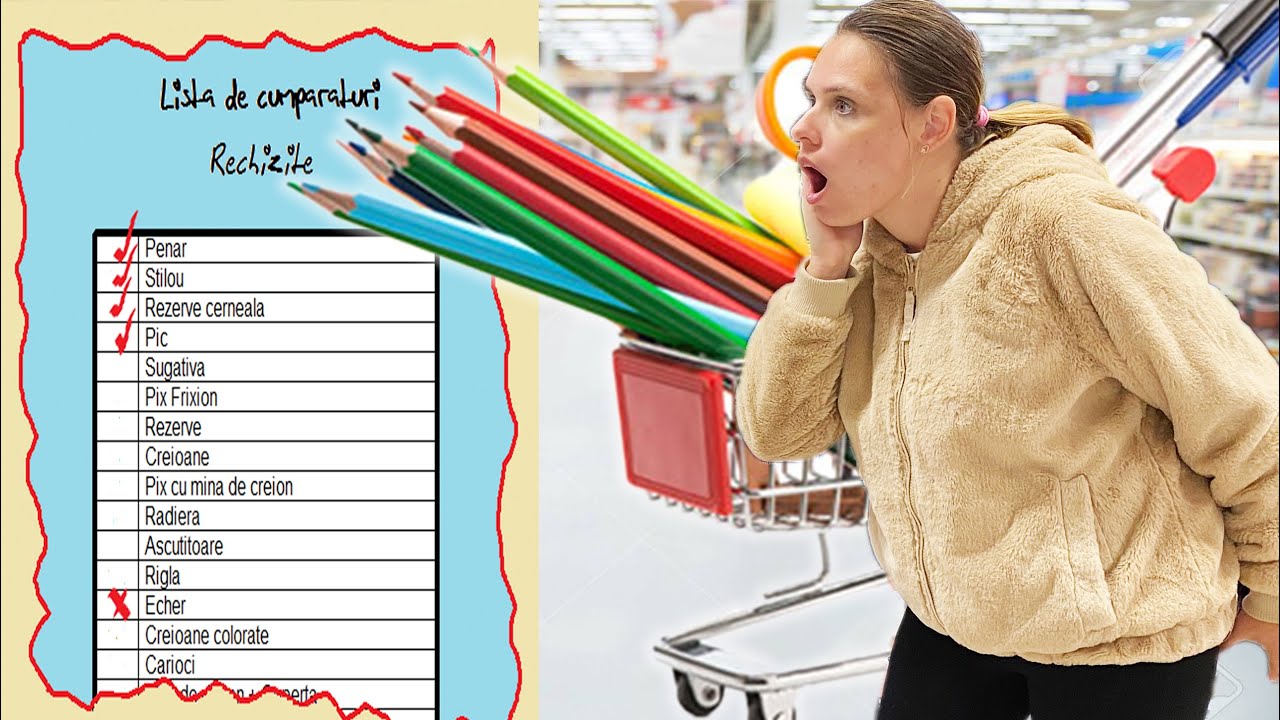 Completăm LISTA de RECHIZITE ȘCOLARE