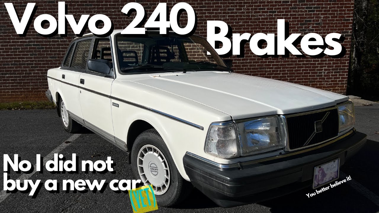 Помог соседу с проблемой Volvo 240! Передние тормоза