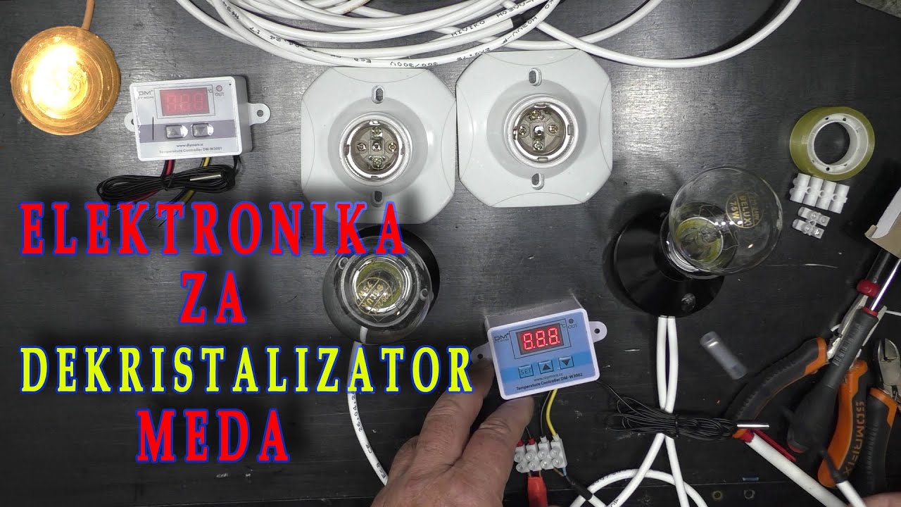 Dekristalizator meda sa dvije sijalice | Elektronika | Kako dekristalisati med
