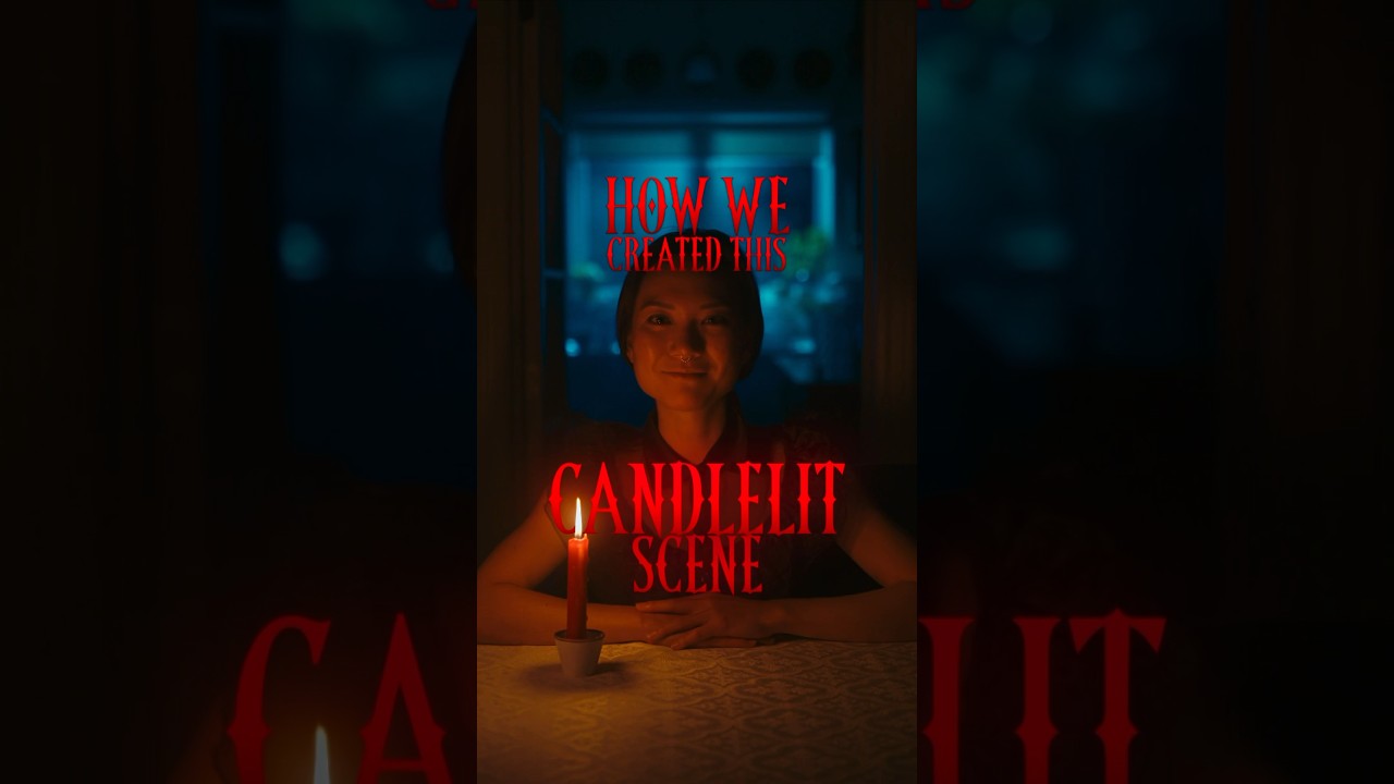 This is how to light a cinematic candlelit scene 🕯️