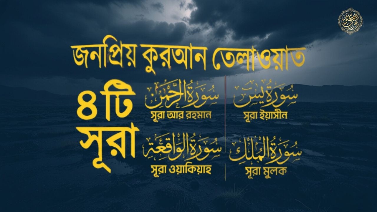 সূরা আর রহমান, সূরা ইয়াসিন, সূরা ওয়াকিয়া, সূরা মুলক-  Best Quran Recitation by Zain Abu KAUTSAR