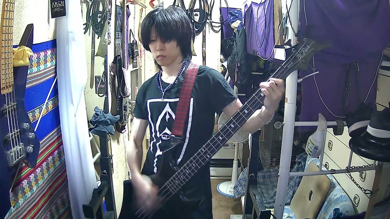 Bass cover'Mayhem'Symbols of bloodswords
