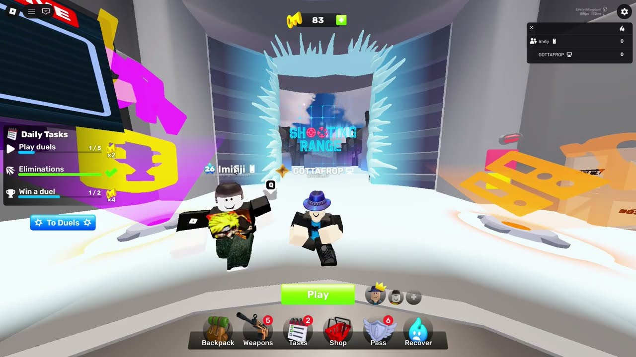 playing roblox rivals gameplay