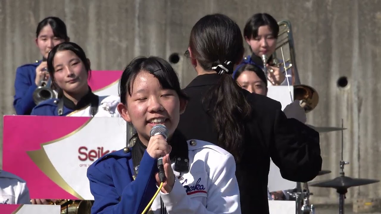 精華女子高等学校吹奏楽部　第24回健康フェスティバル　2024.11.4