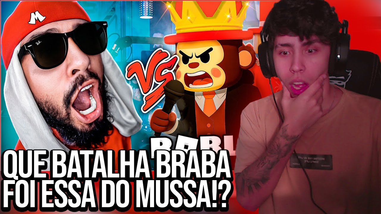 Sammy e Jandel (Roblox) Vs. Mussa - Batalha de Rima React