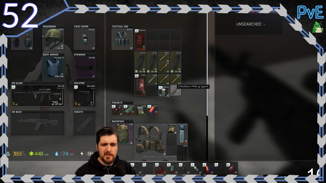 Scav Week Day 3 in Hideout Based Ultra Hardcore Tarkov 🌲 Episode 52
