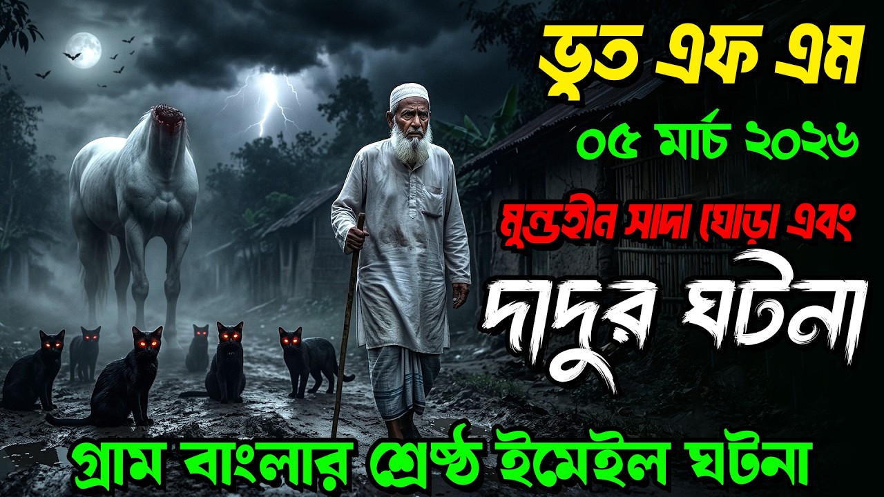 ভুত এফএম || দাদুর ভয়ানক ঘটনা | Bhoot fm | Only Email Episode | True horror story || #bhootfm #vutfm