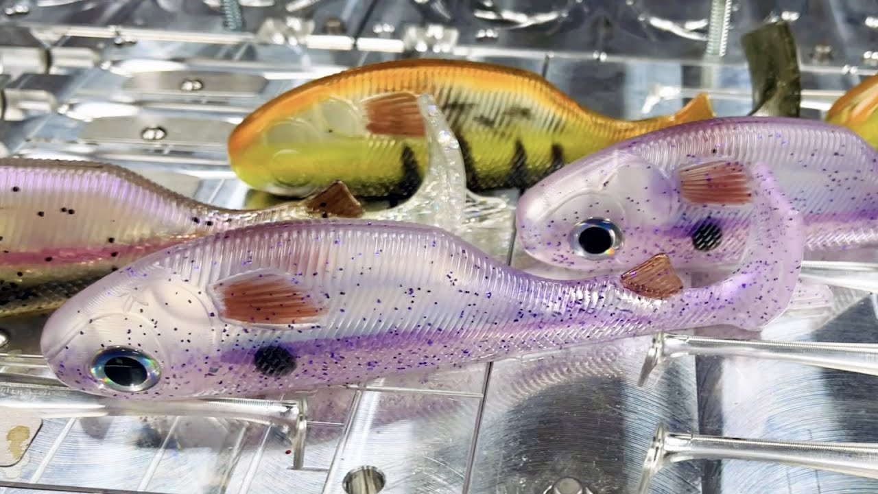 Making Realistic Soft Plastic Open Pour Swimbaits