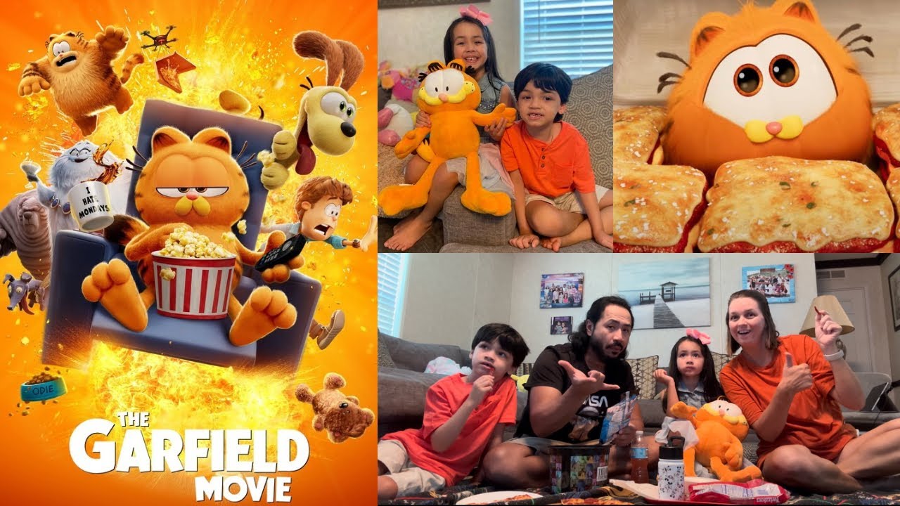 The Garfield Movie Watch Party! Special Guest + Lasagna & Pizza!