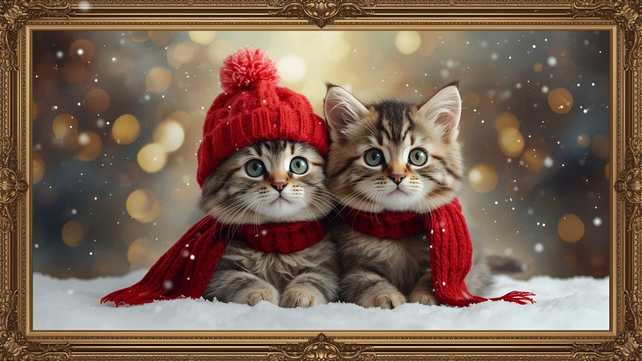 🎄 Christmas Frame TV Art 4K | Elegant Holiday Wall Art | The Frame TV Ambience