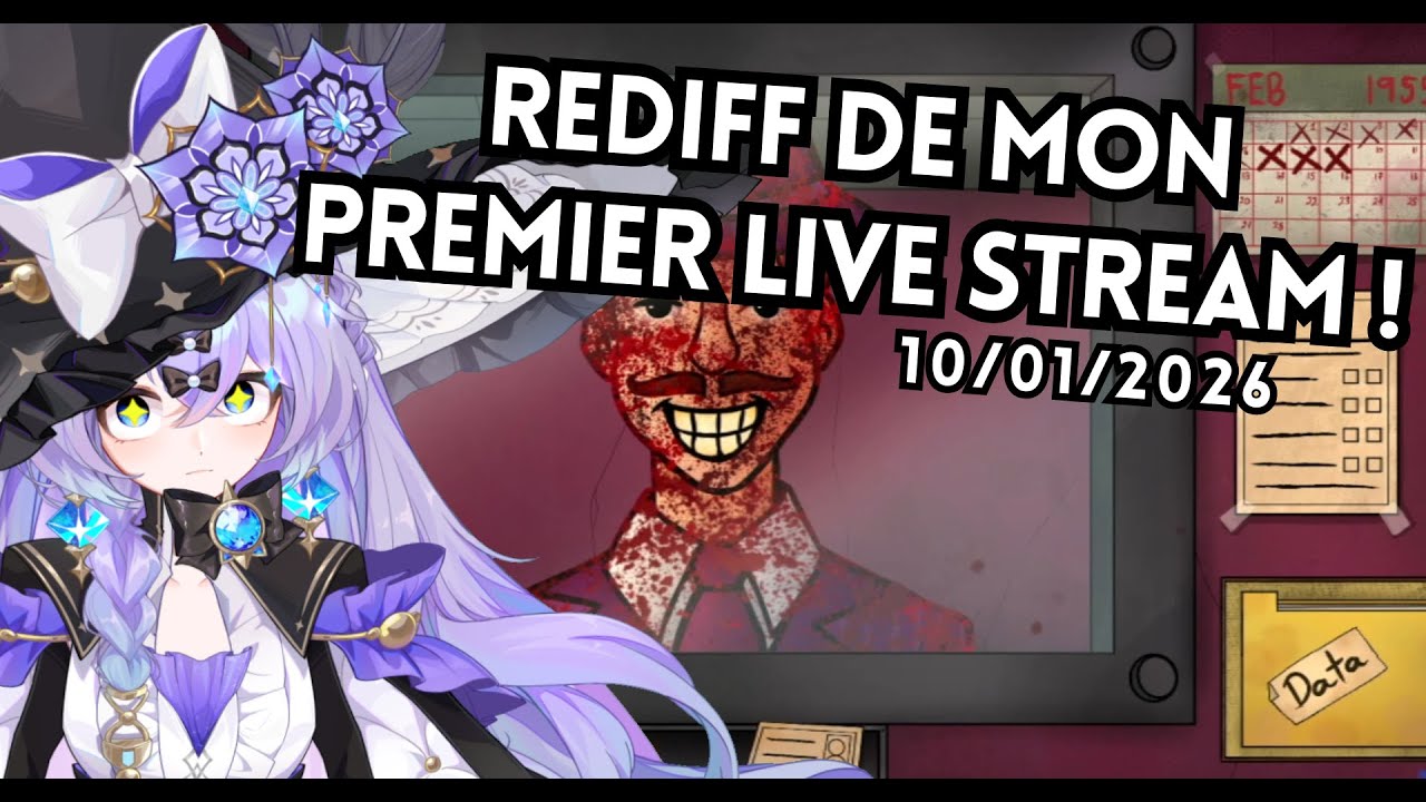 REDIFF De mon premier live stream ! Test & chill 20h That not my neighbors 21h Art 🎨 10/01
