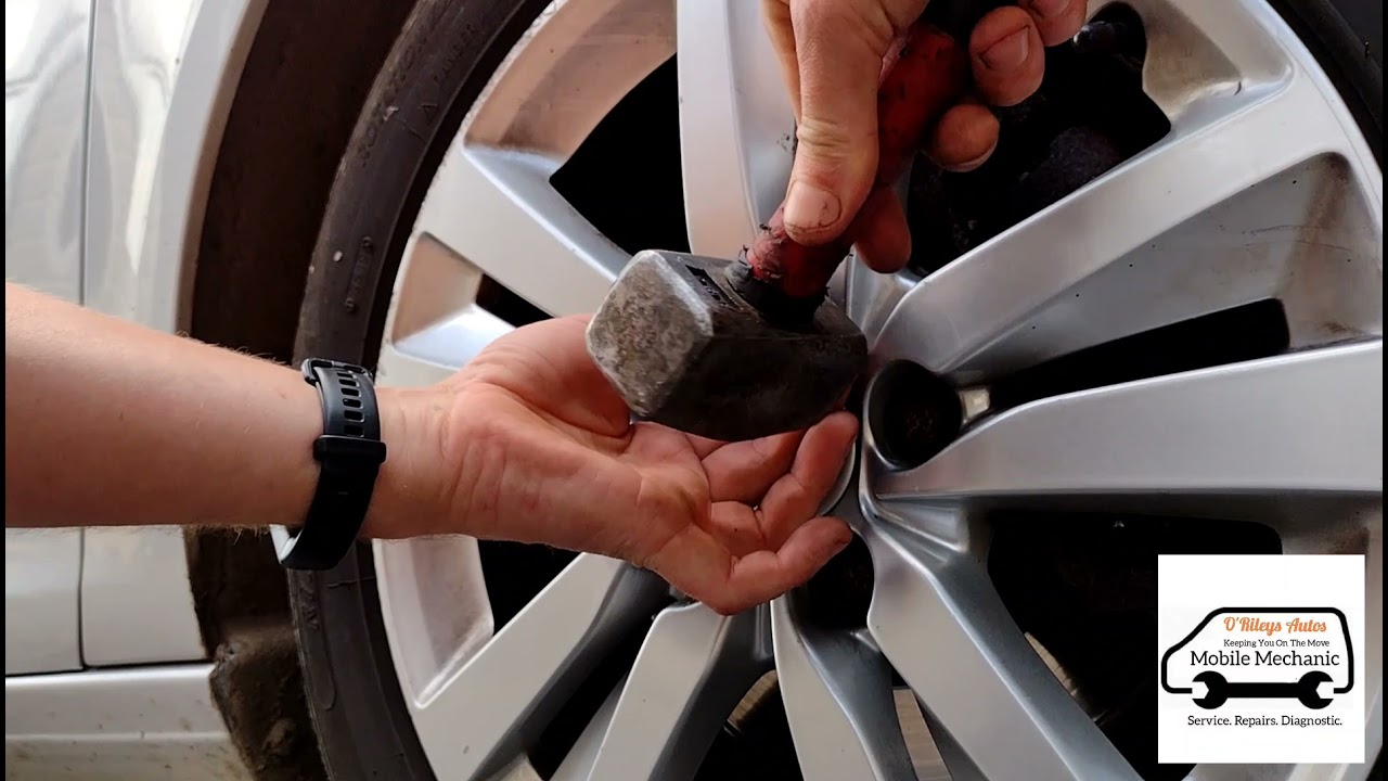 How We Remove Peugeot Locking Wheel Nut And Cut Spinning Collar Sleeve