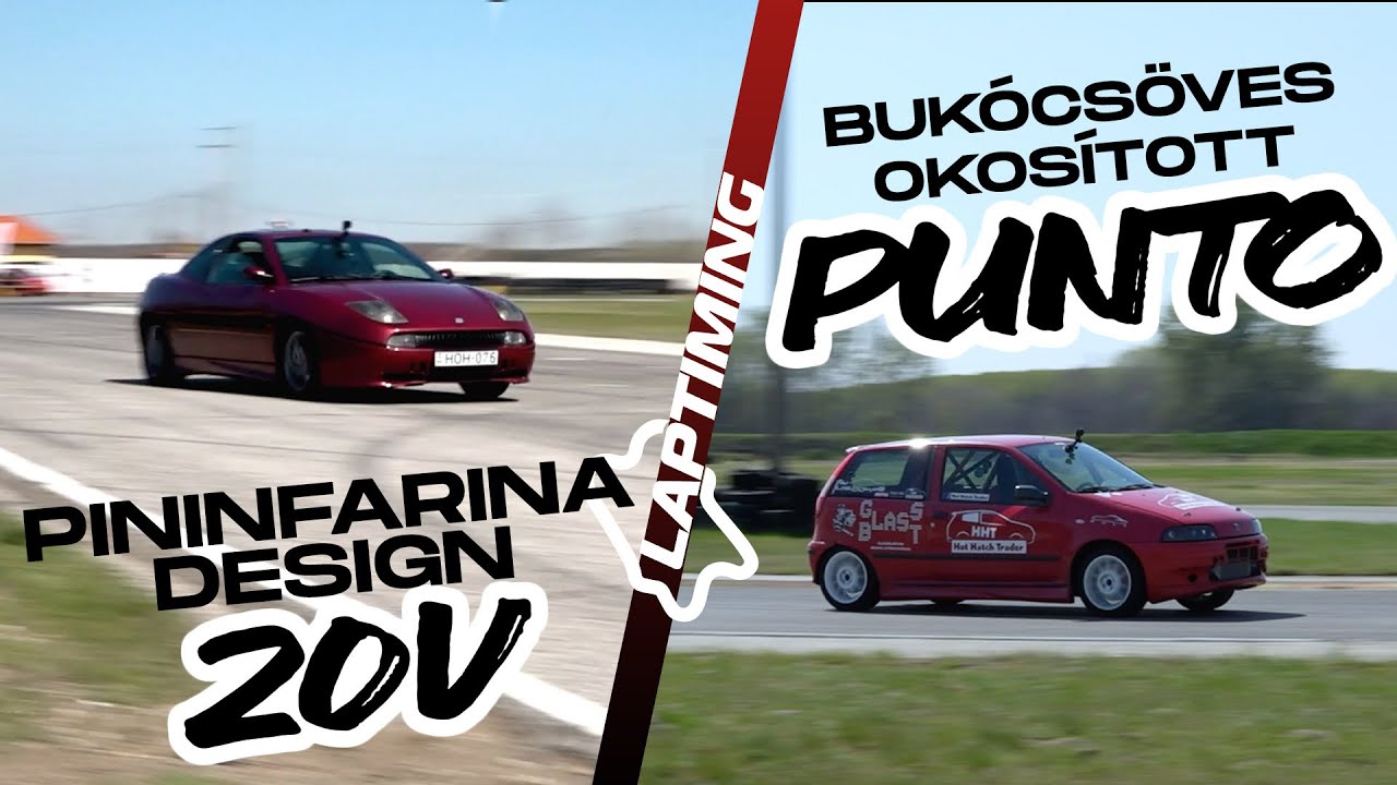 Fiatok TURBÓVAL - FIAT Coupe 2.0 20V Turbo vs. FIAT Punto GT Upgrade (Laptiming Ep. 228.)