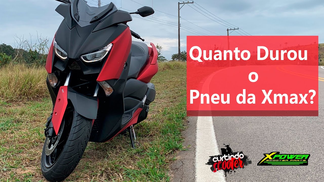 Quanto  durou o Pneu Dunlop da Xmax? Mudamos para o Pneu City Grip Agora!