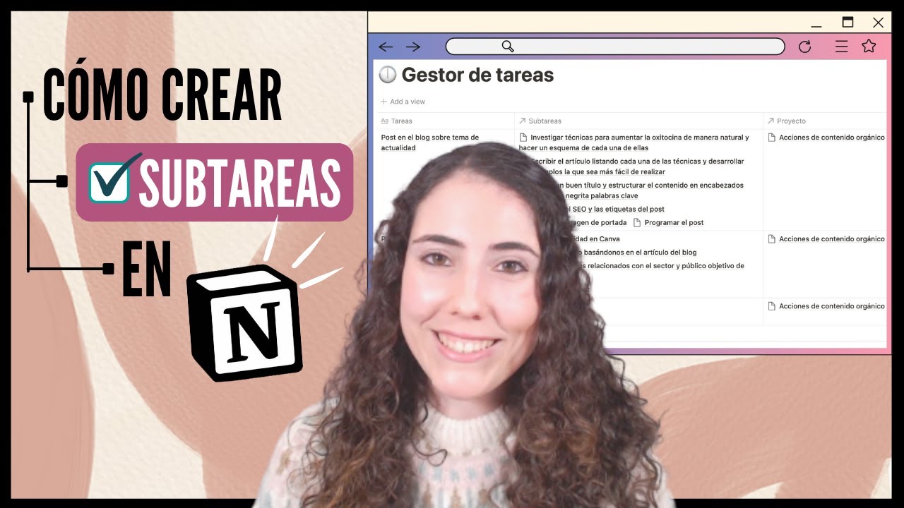Cómo CREAR SUBTAREAS EN NOTION para GESTIONAR MEJOR tus PROYECTOS ✍🏻 Tutorial | Tidytoc
