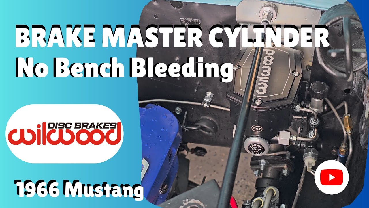 ⛽ Wiwood Master Cylinder - NO Bench Bleeding 💥#ford #mustang #brakesystem #wilwood