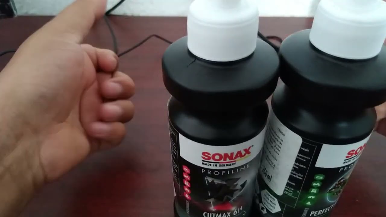 Mi primera vez con pulimento Sonax