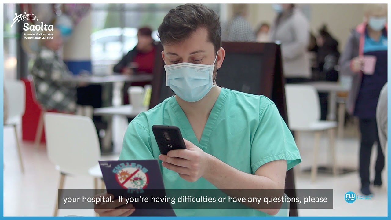 Flu vaccine campaign for healthcare workers 2021