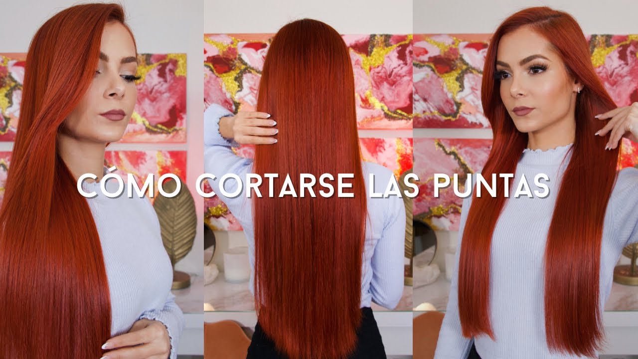 Como cortarse las puntas uno mismo de una manera fácil  | Elimina las puntas abiertas | Celheliz