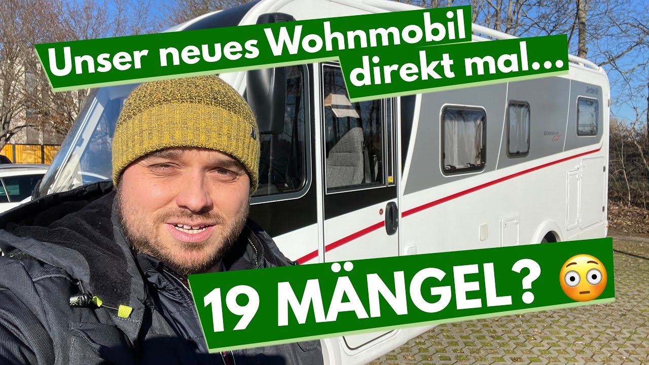 (1/3) Schon 19 M&auml;ngel an unserem neuen Wohnmobil - kann das noch normal sein?