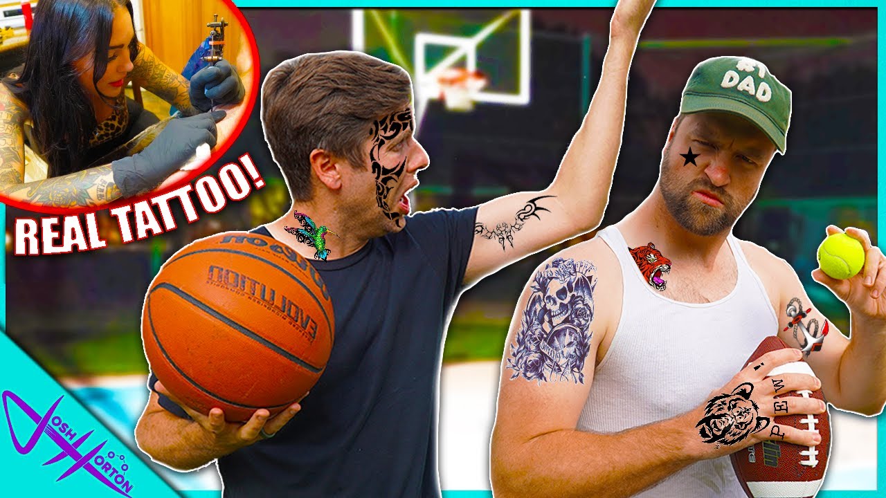 MAKE The TRICK SHOT or Get REAL TATTOO!