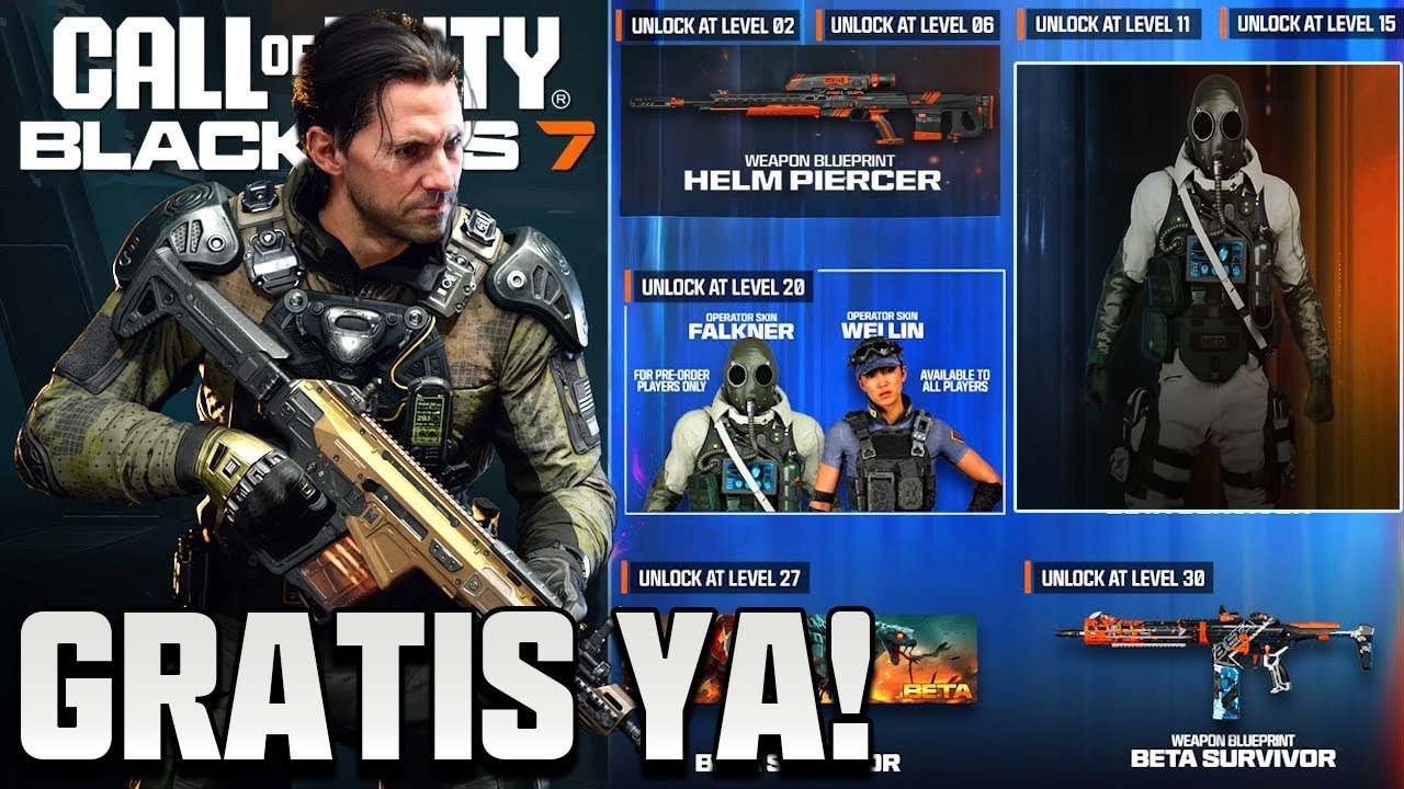 DESBLOQUE YA GRATIS RECOMPESAS de BLACK OPS 7 BETA DISPONIBLE