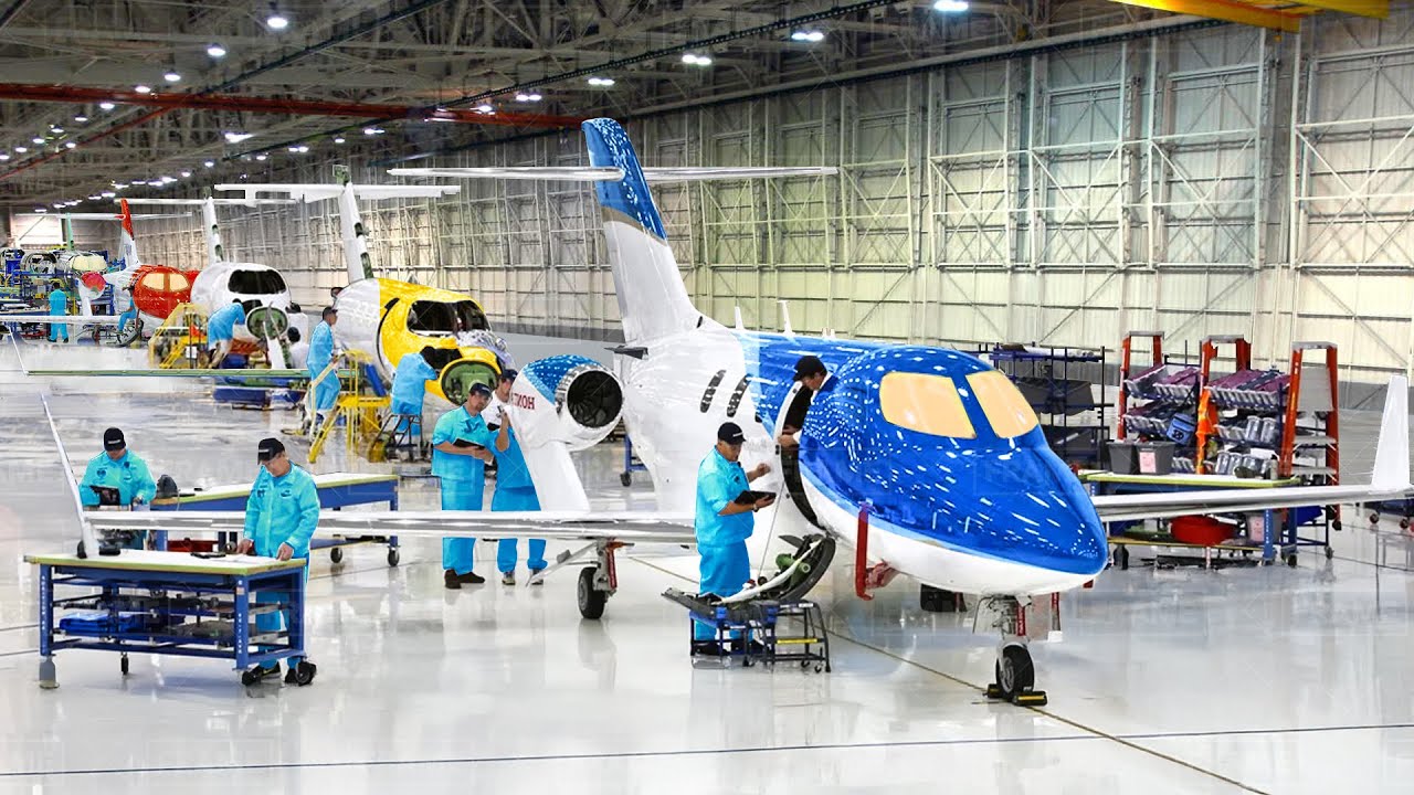 How Honda Produces Powerful Private Jet From Scratch Inside Billion $ Factory