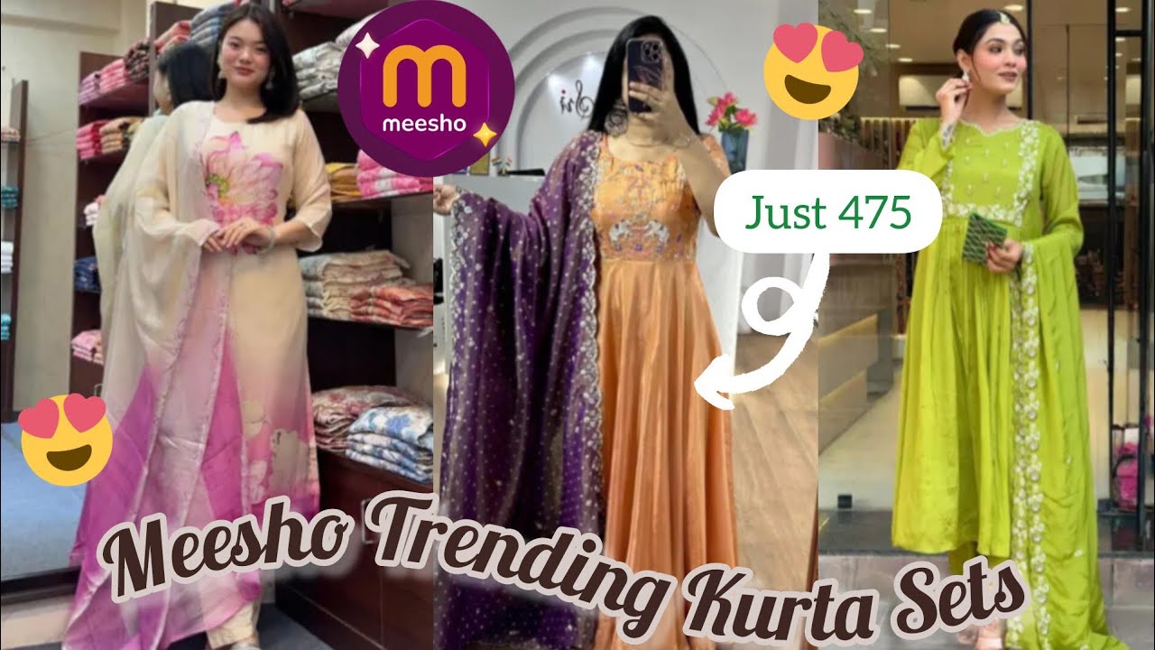 Meesho Trending Kurta Sets | Affordable | Less Price | Under 500 | Unfiltered Reviews |