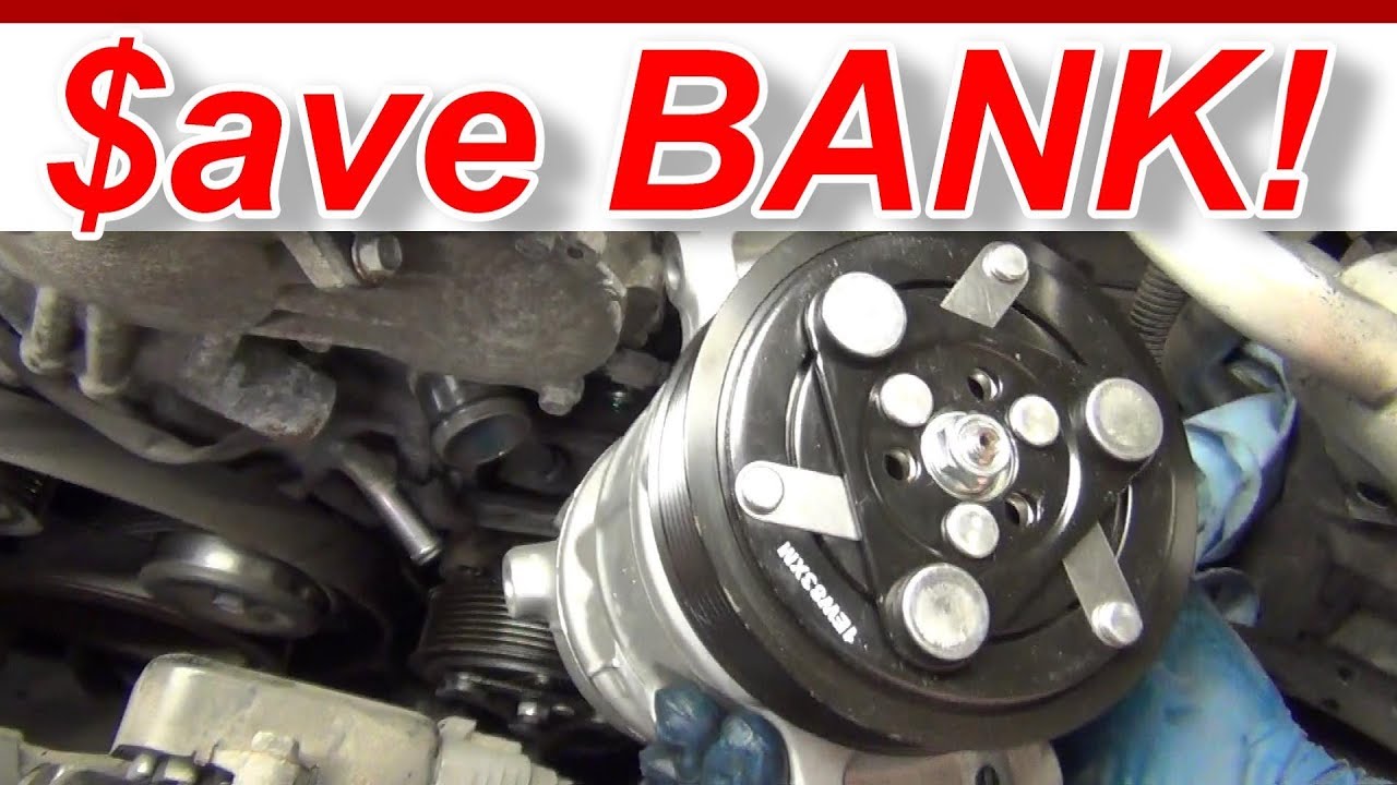 AC Compressor Install Access How To Infinity Q50S briansmobile1
