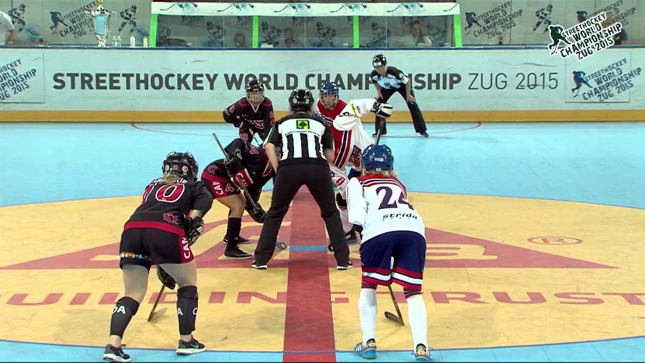 Canada vs Czech Republic 2015 Womens World Ball Hockey Championships June 28 2015 in Zug GOLD MEDAL