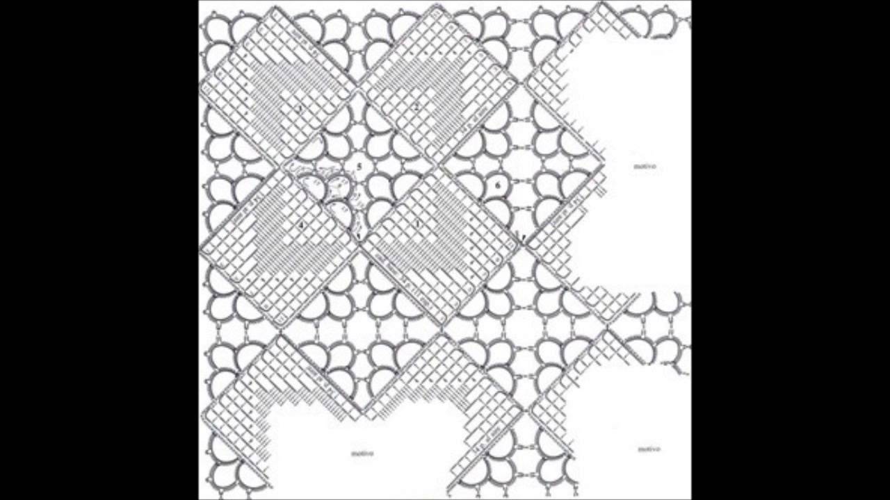 crochet tablecloth - Ganchillo Mantel - Croche Centrinho - Uncinetto centrotavola