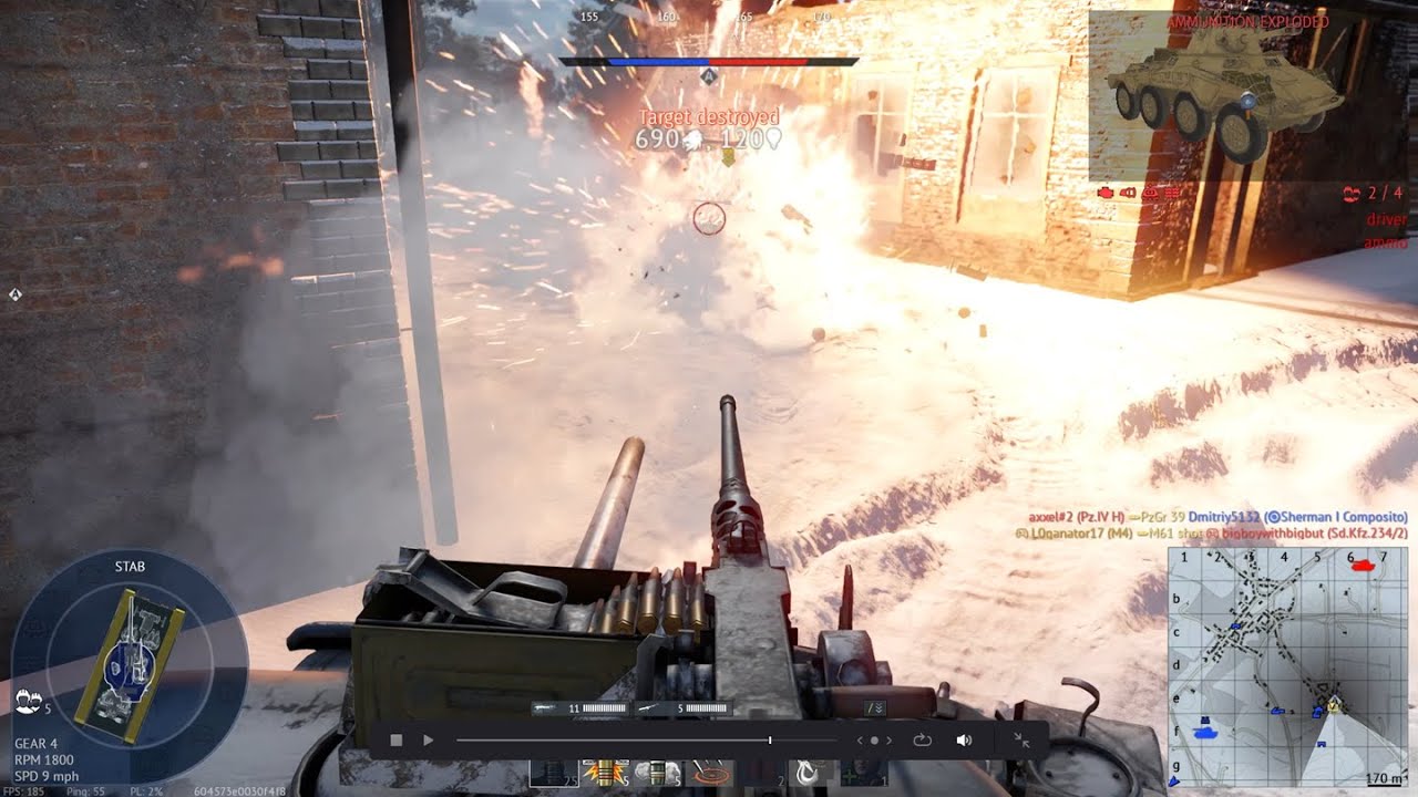 4.0 US GRB | War Thunder | The humble M4 Sherman!